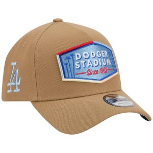 Los Angeles Dodgers Los Angeles Crown the City - Stadium - Khaki/Royal New Era 9FORTY