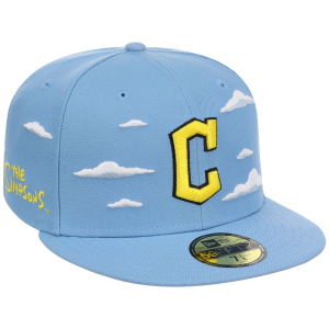 Cleveland Guardians MLB Simpsons 'Clouds' New Era 59FIFTY