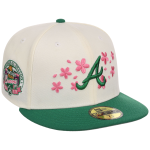 Atlanta Braves MLB Augusta Bloom New Era 59FIFTY - Chrome